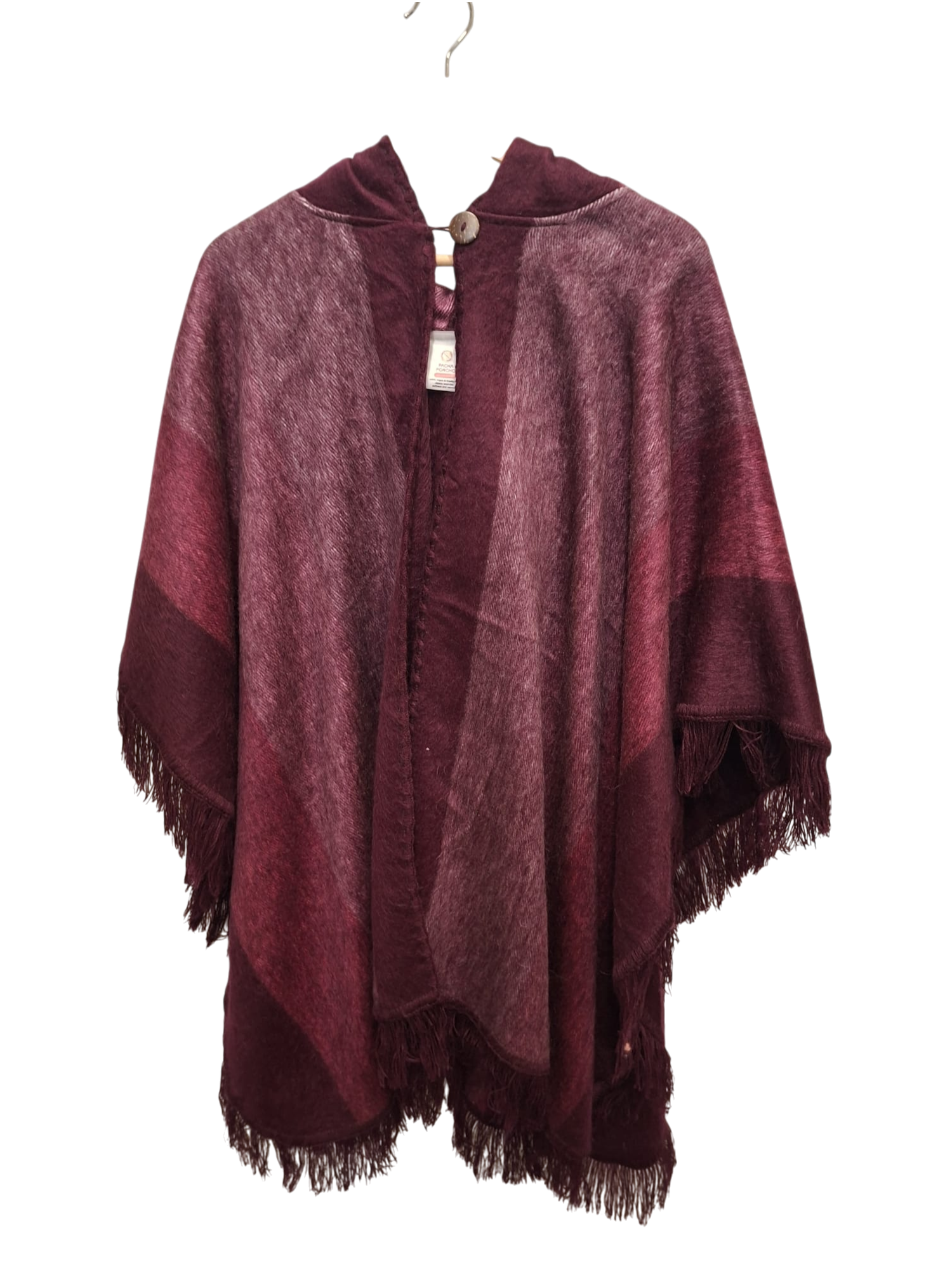 baby alpaca hood purple