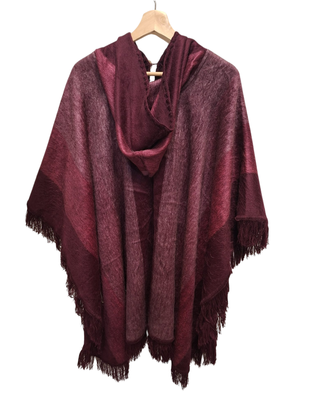 baby alpaca hood purple