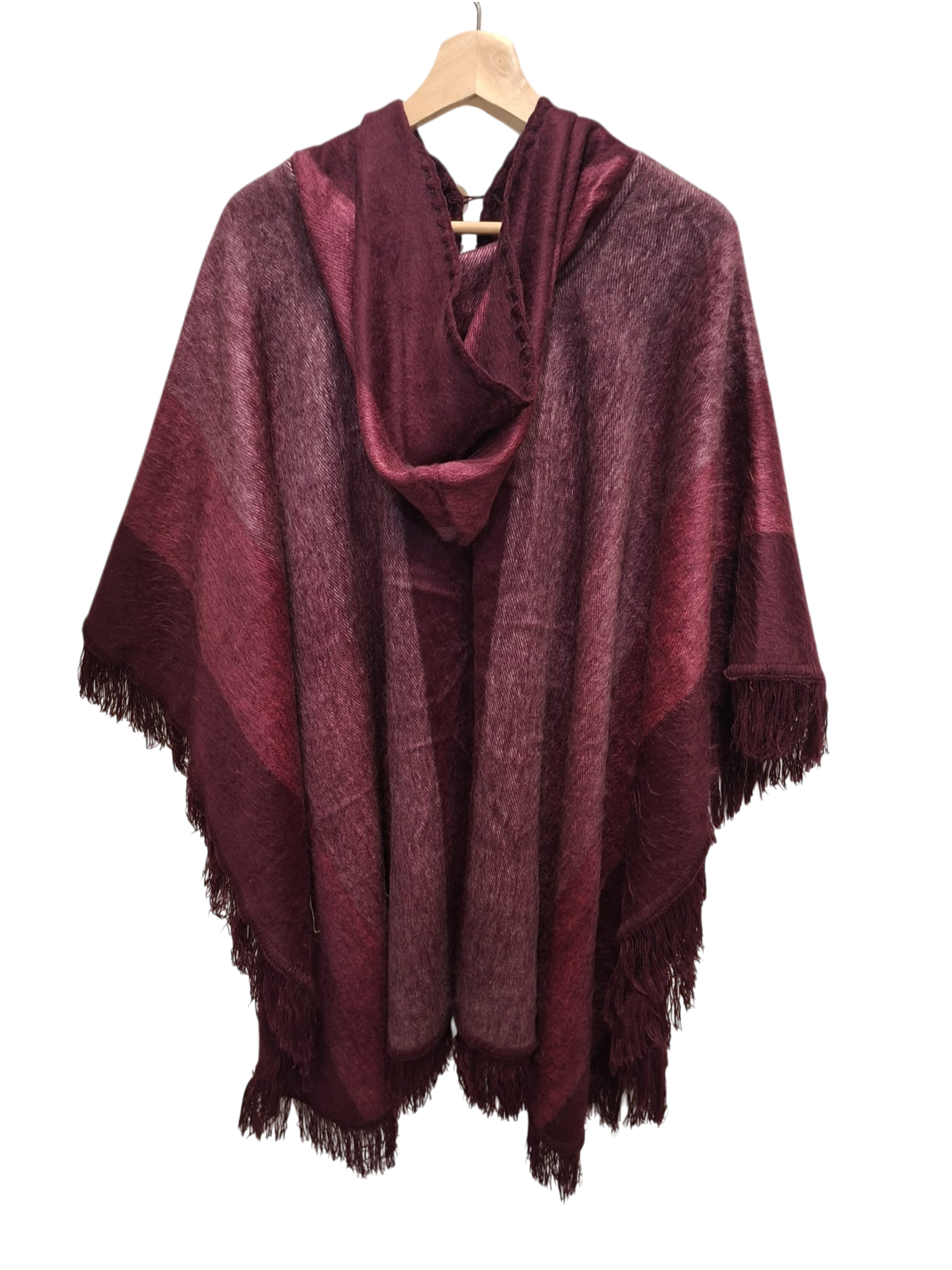 baby alpaca hood purple