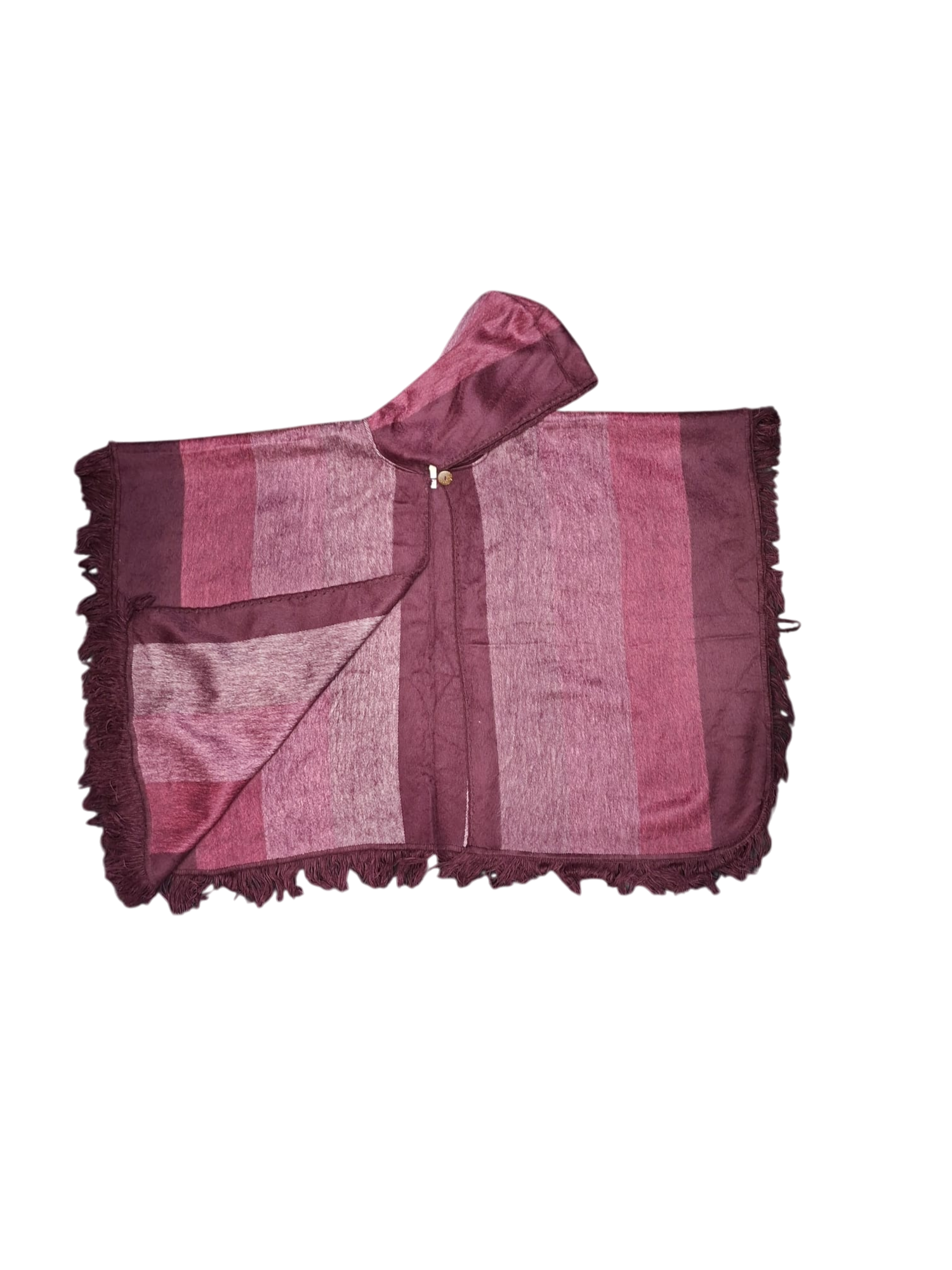 baby alpaca hood purple