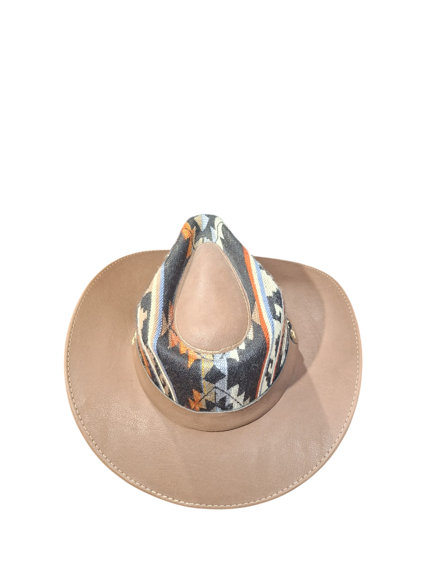 cowboy hat brown-black multi