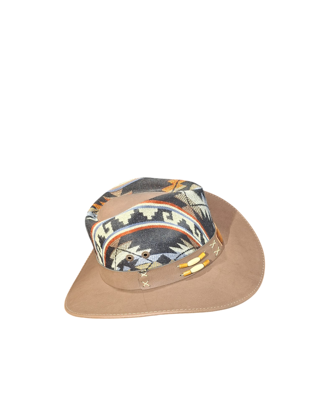 cowboy hat brown-black multi