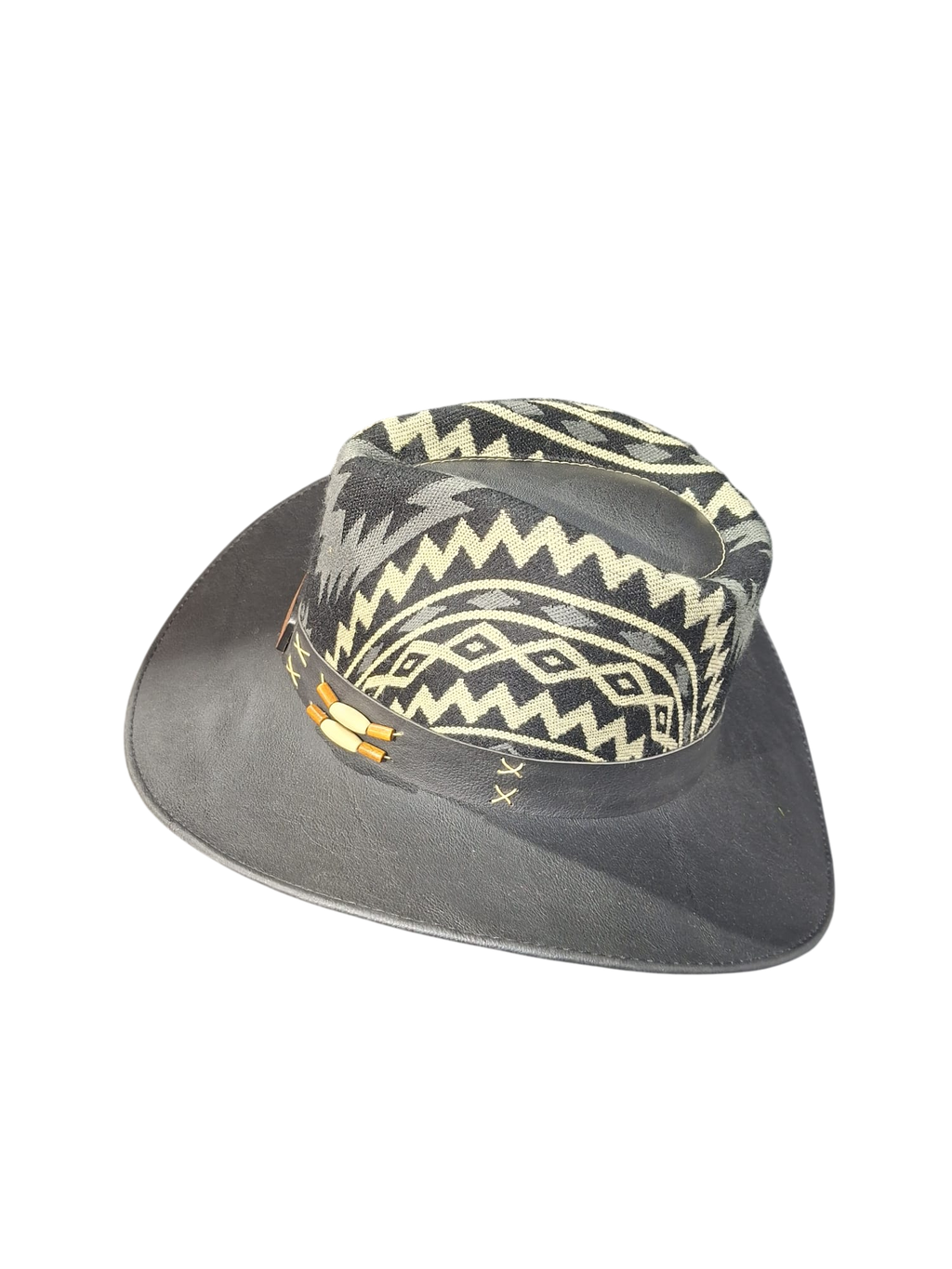 cowboy hat black-cream