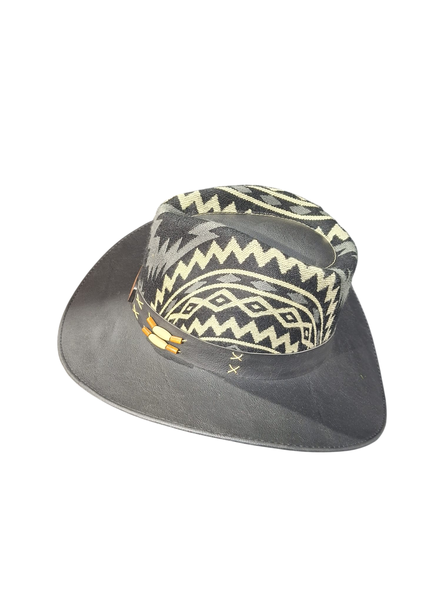 cowboy hat black-cream