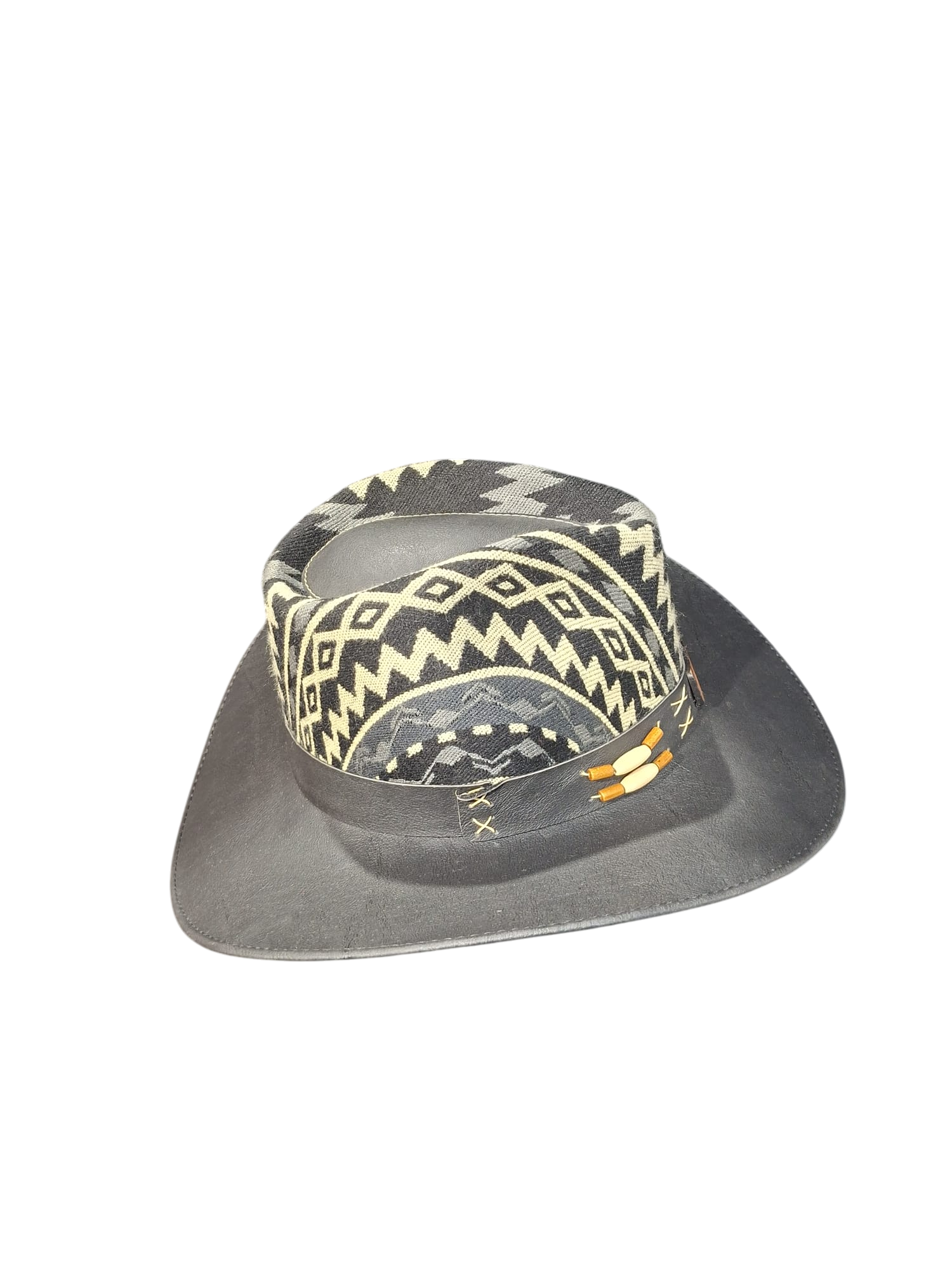 cowboy hat black-cream