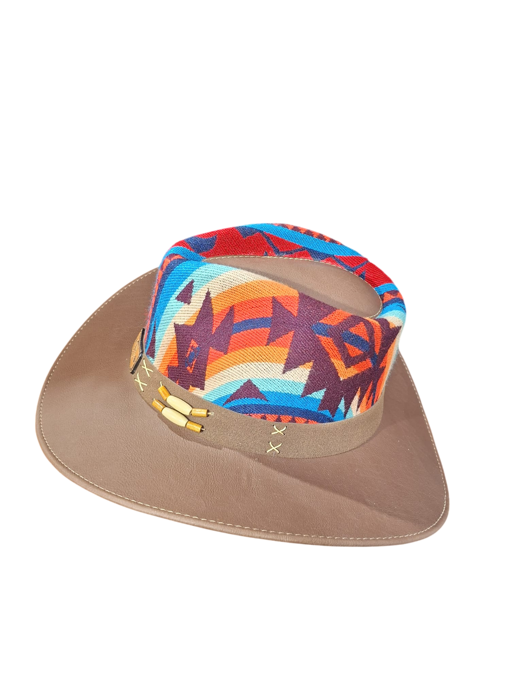 cowboy hat dark brown-blue