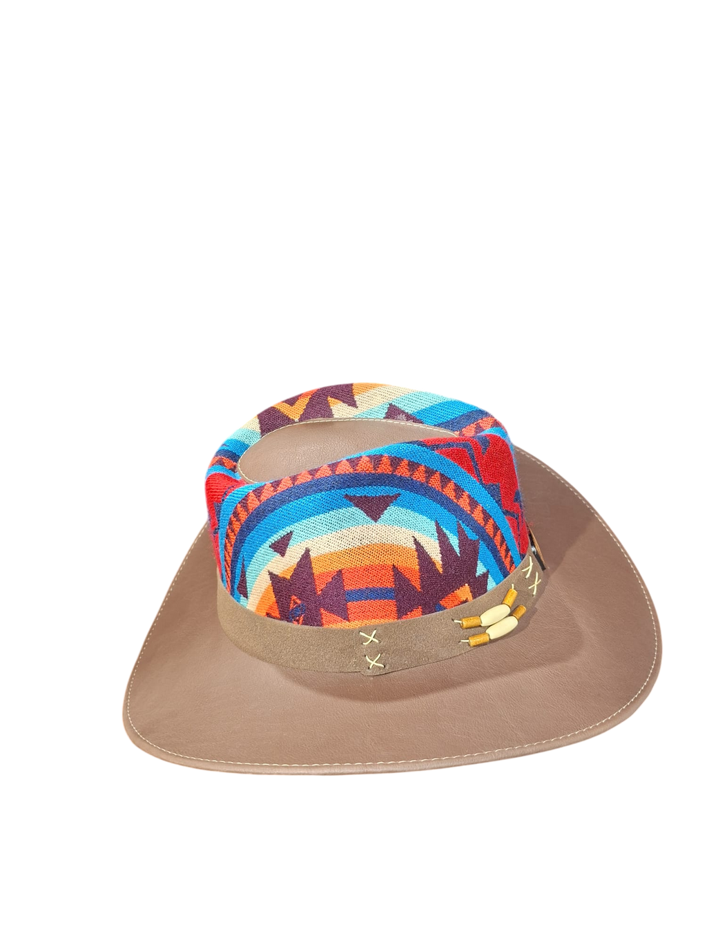 cowboy hat dark brown-blue