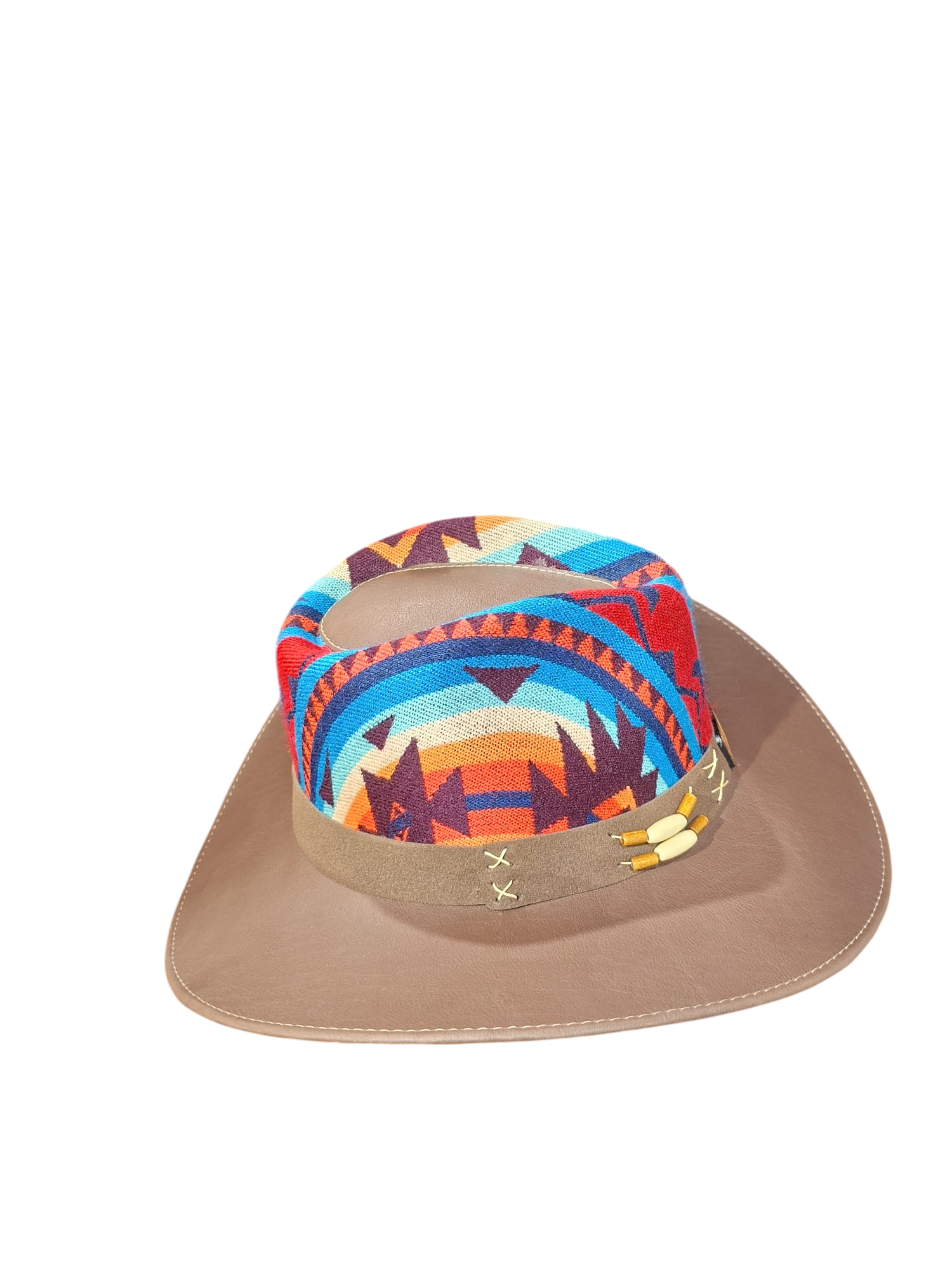 cowboy hat dark brown-blue