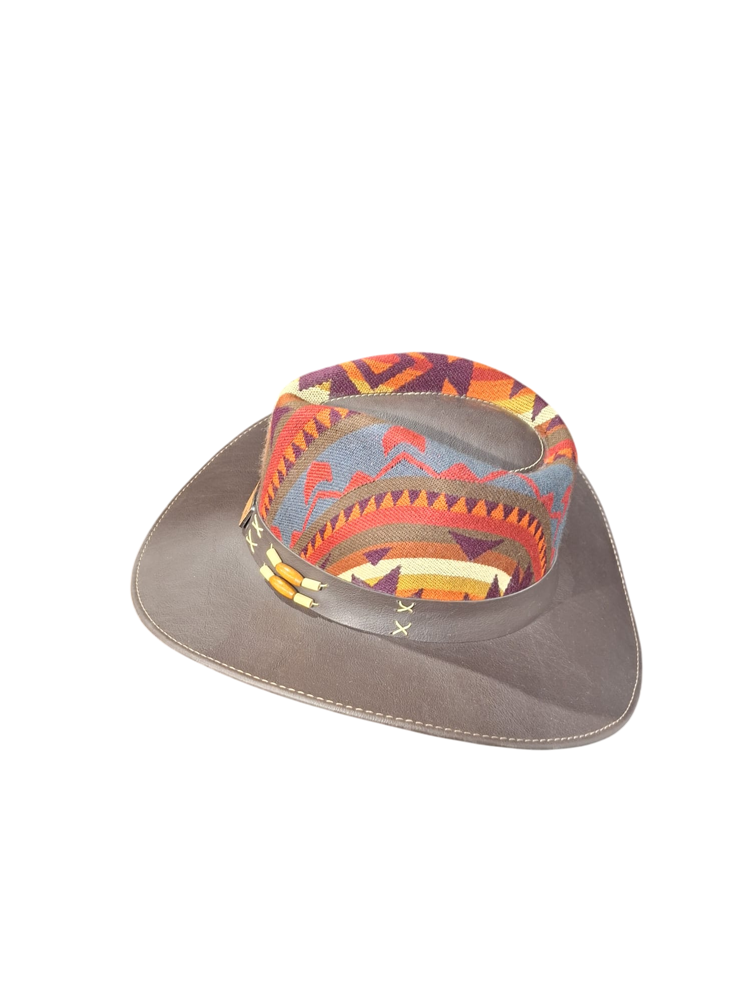 cowboy hat dark brown-red