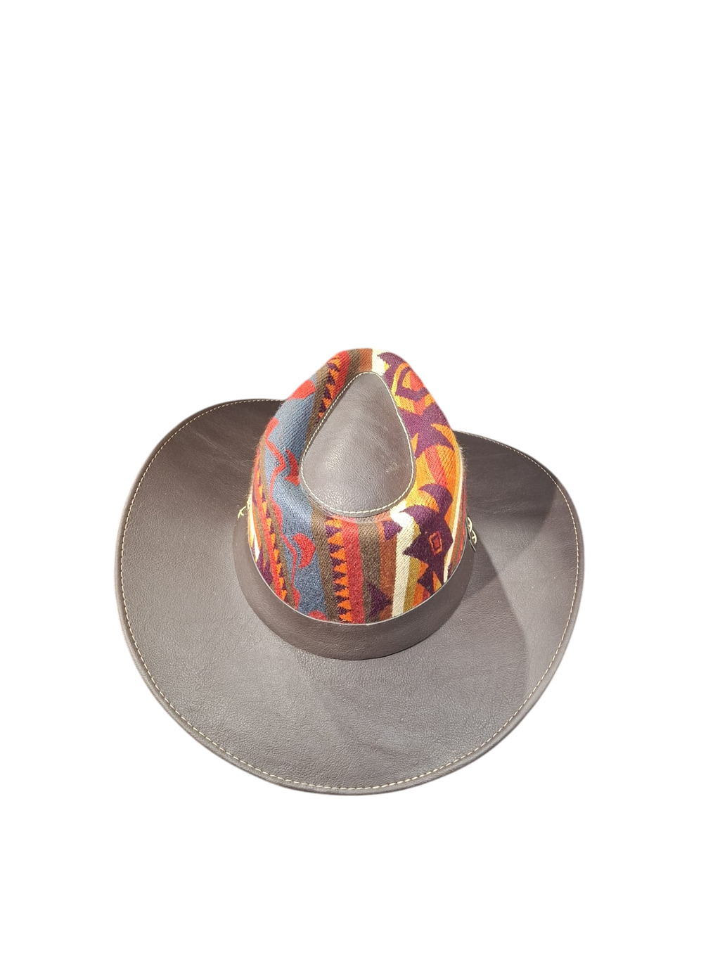 cowboy hat dark brown-red