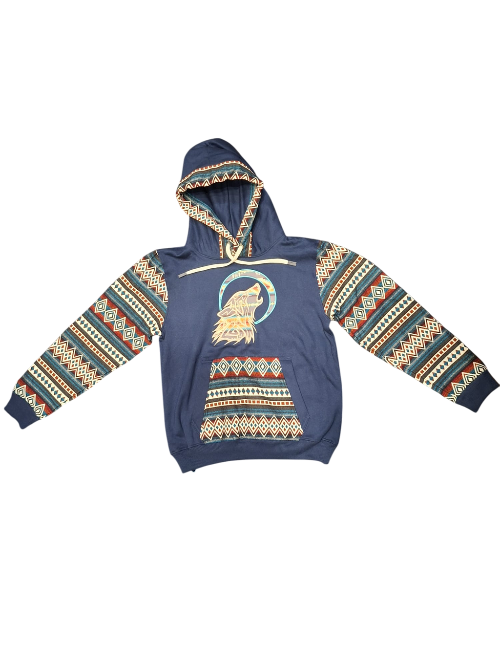 hoodie blue wolf