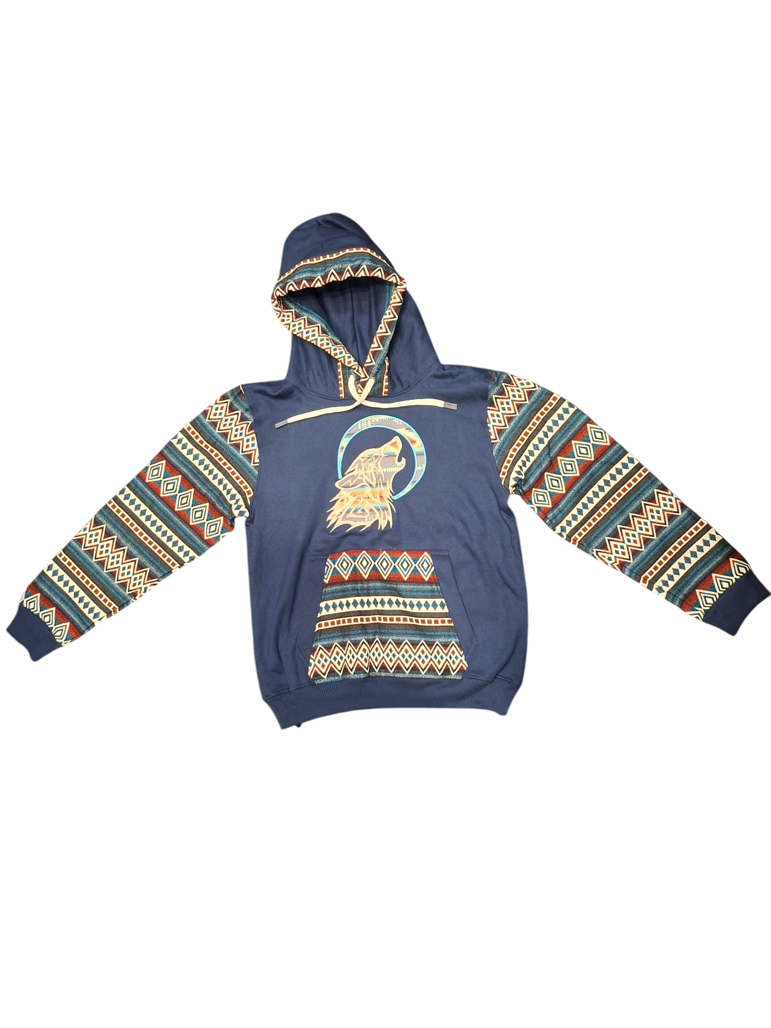 hoodie blue wolf