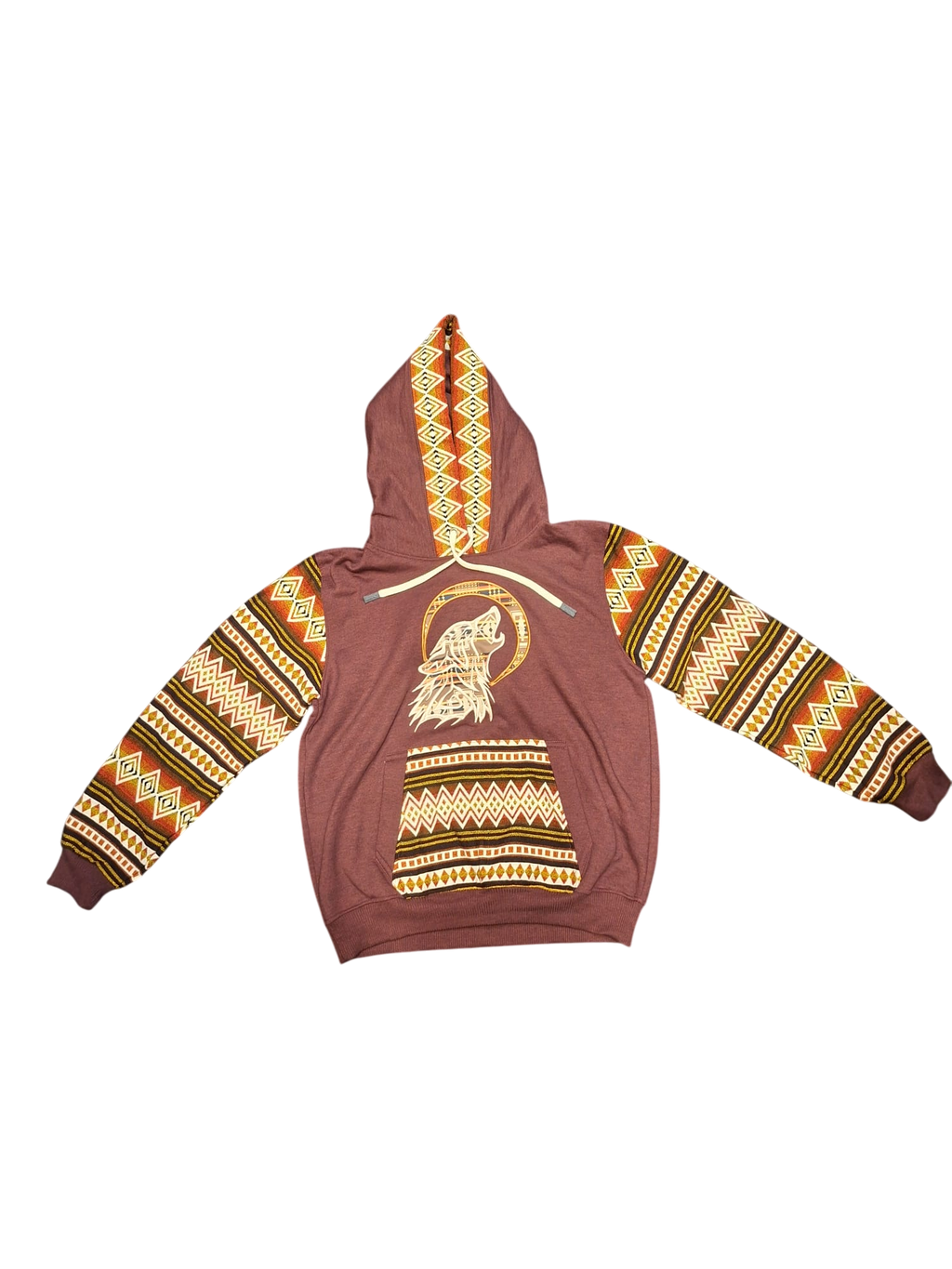 hoodie red wolf