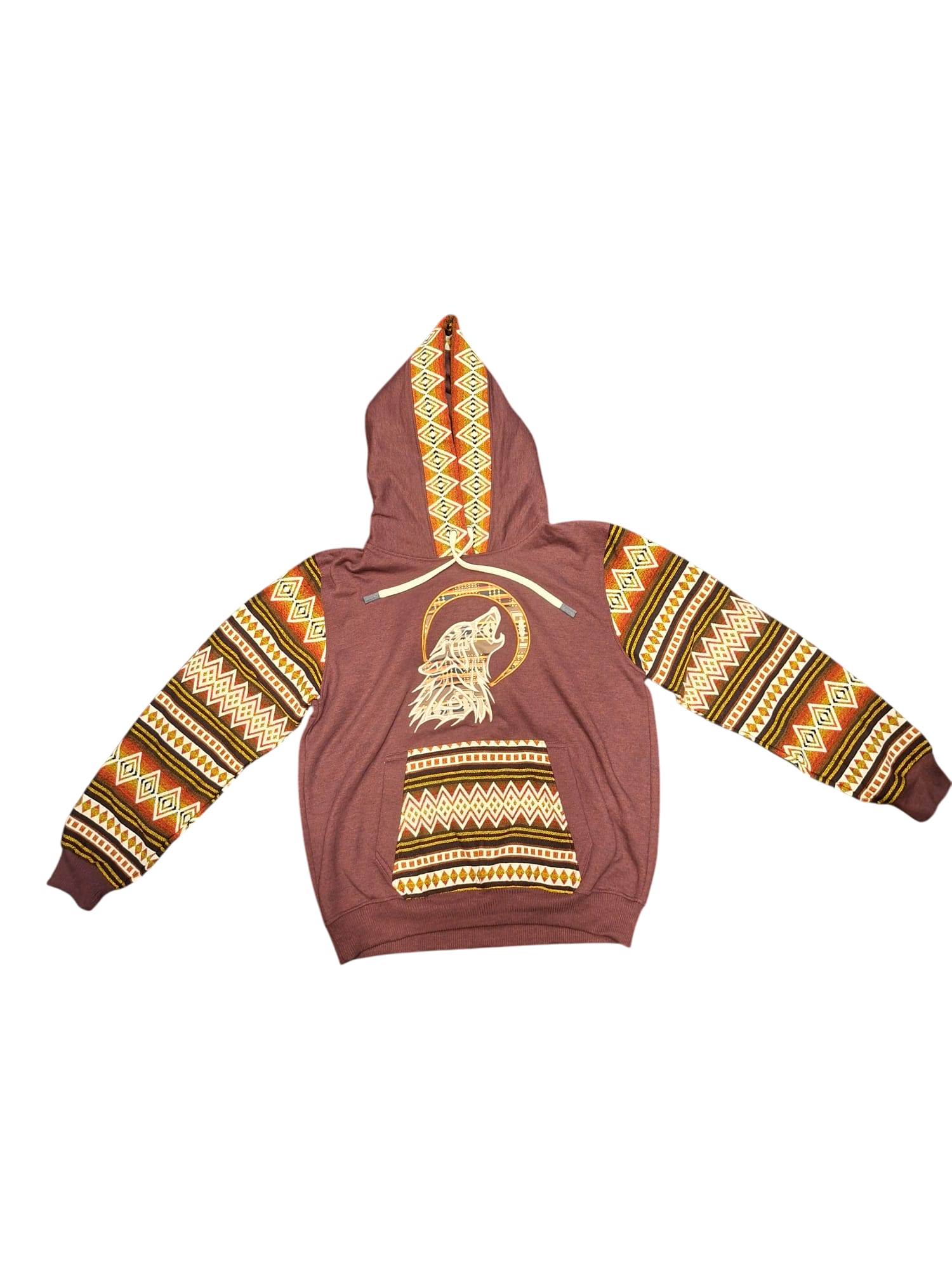 hoodie red wolf