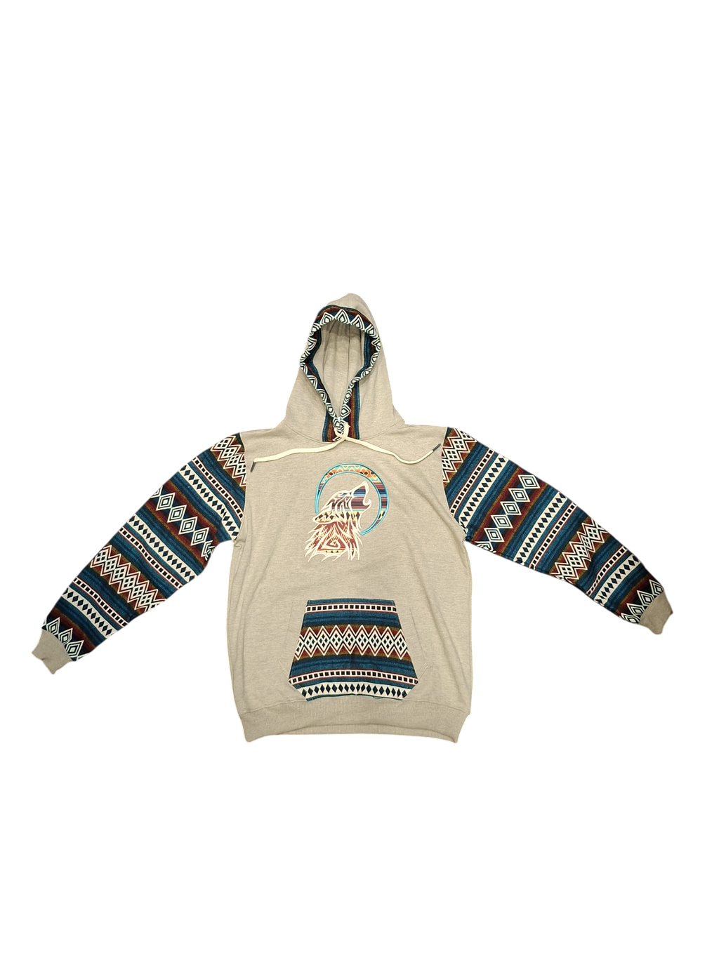 hoodie grey wolf