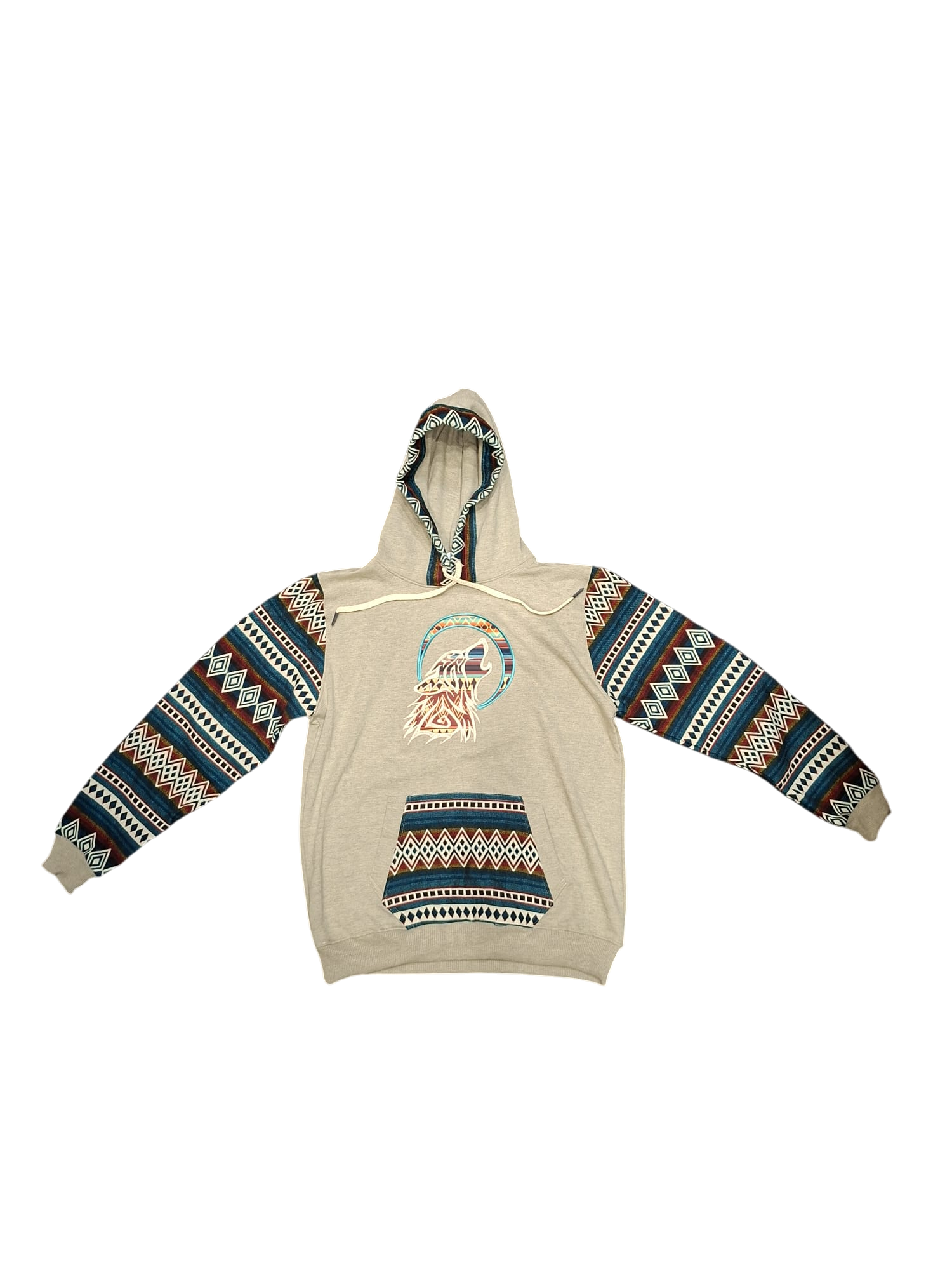 hoodie grey wolf