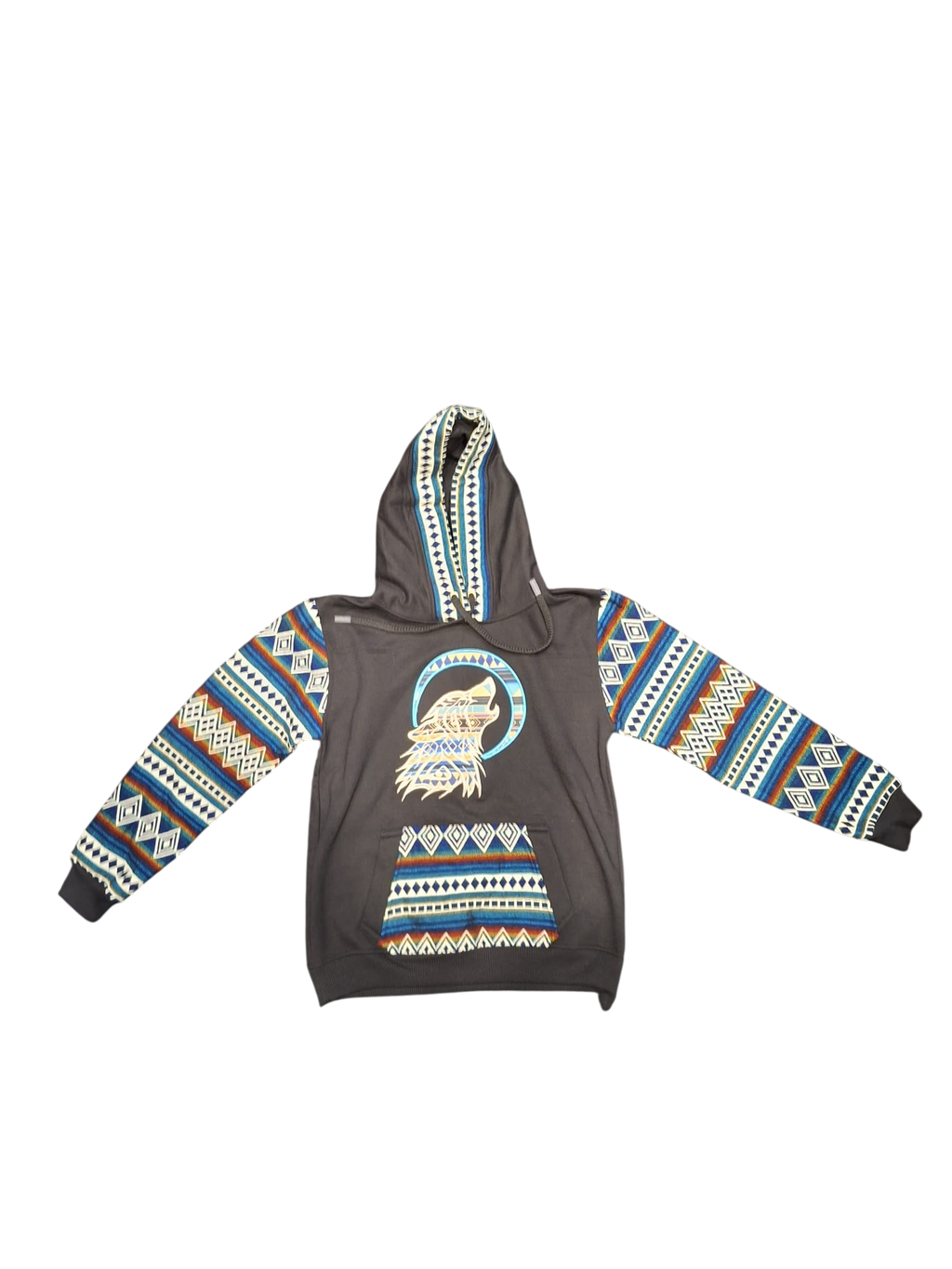 hoodie black wolf